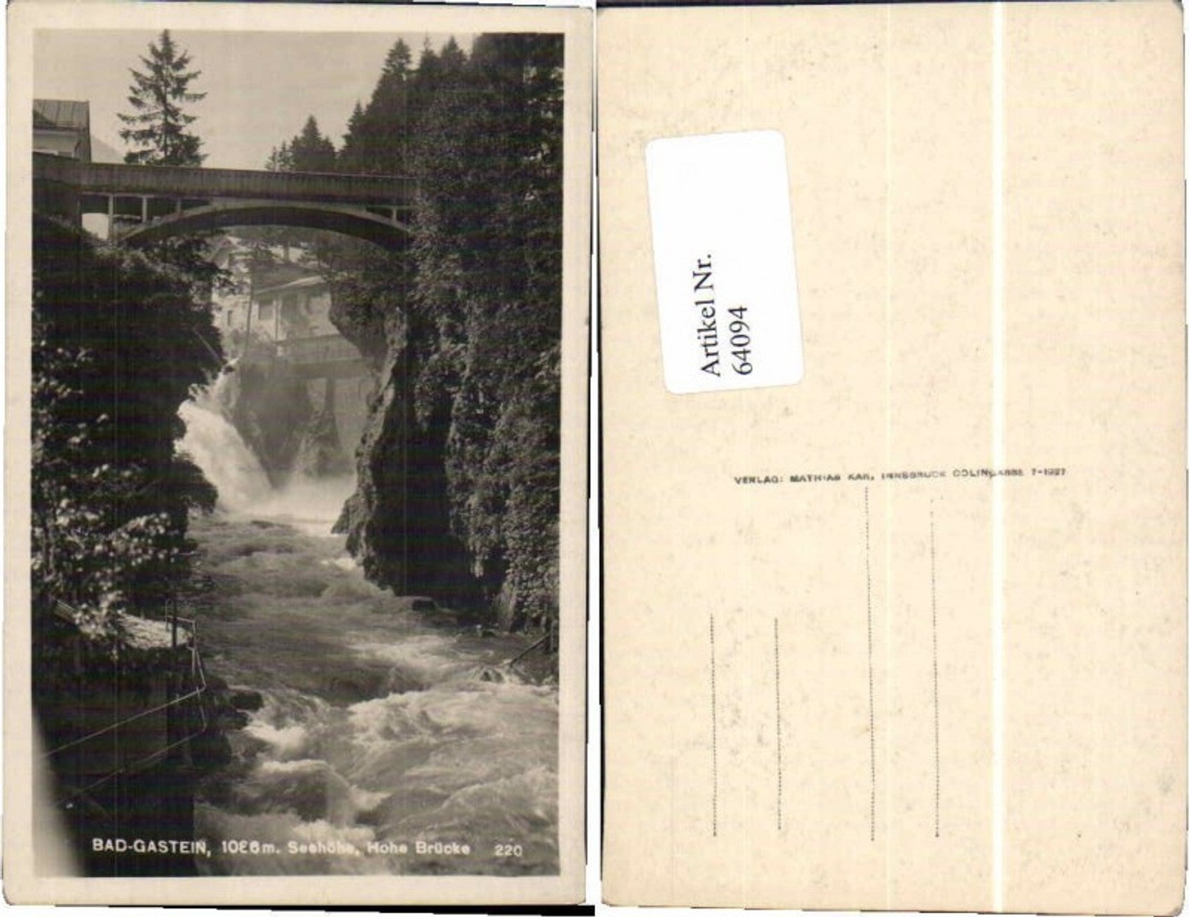 Alte Ansichtskarte – Old Postcard