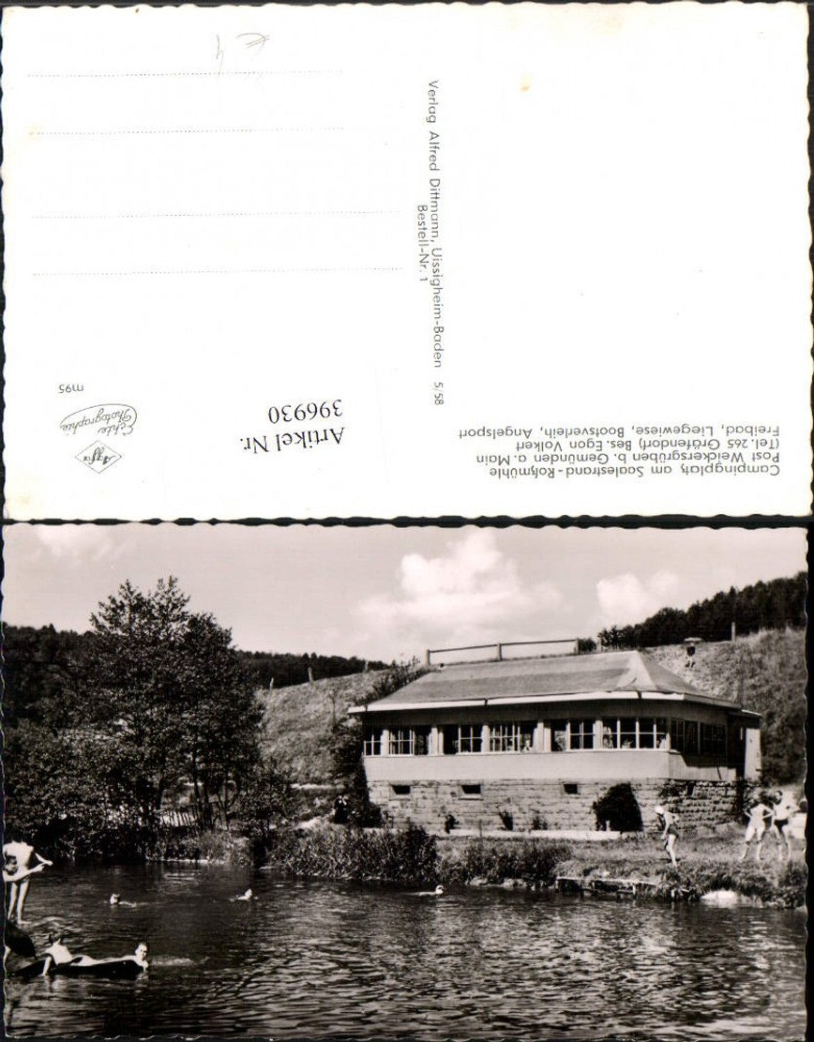 396930,Campingplatz am Saalestrand-Roßmühle b. Weickersgrüben Gemünden