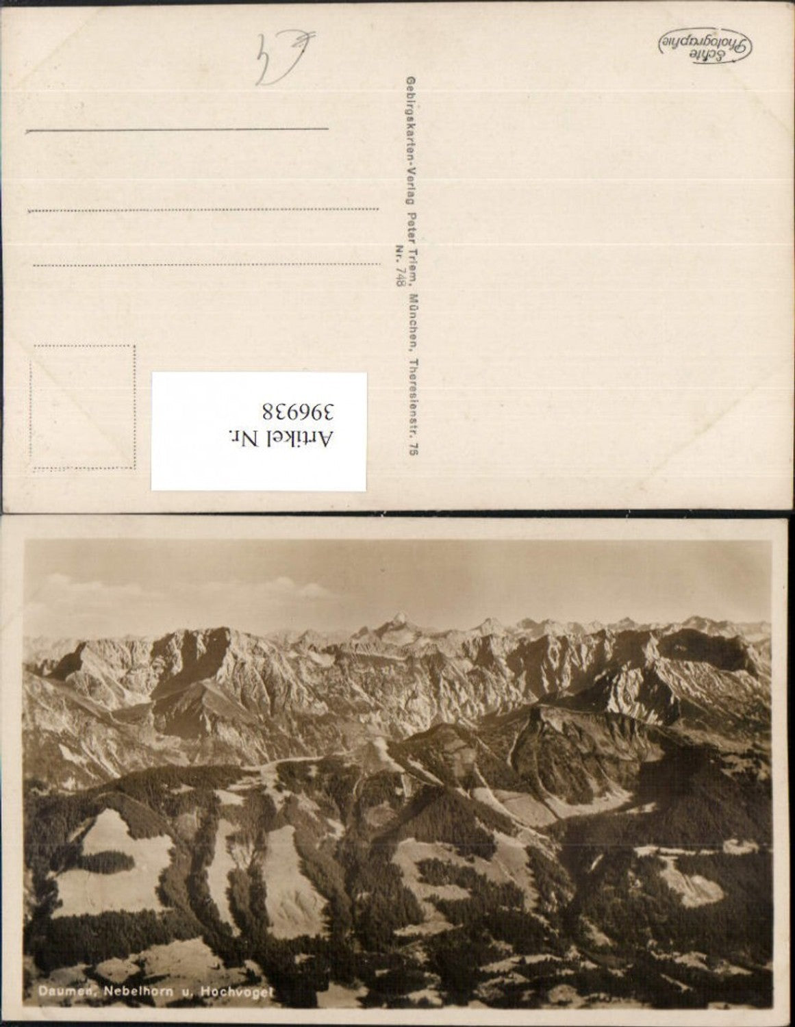 396938,Daumen Nebelhorn u. Hochvogel b. Oberstdorf Bergkulisse