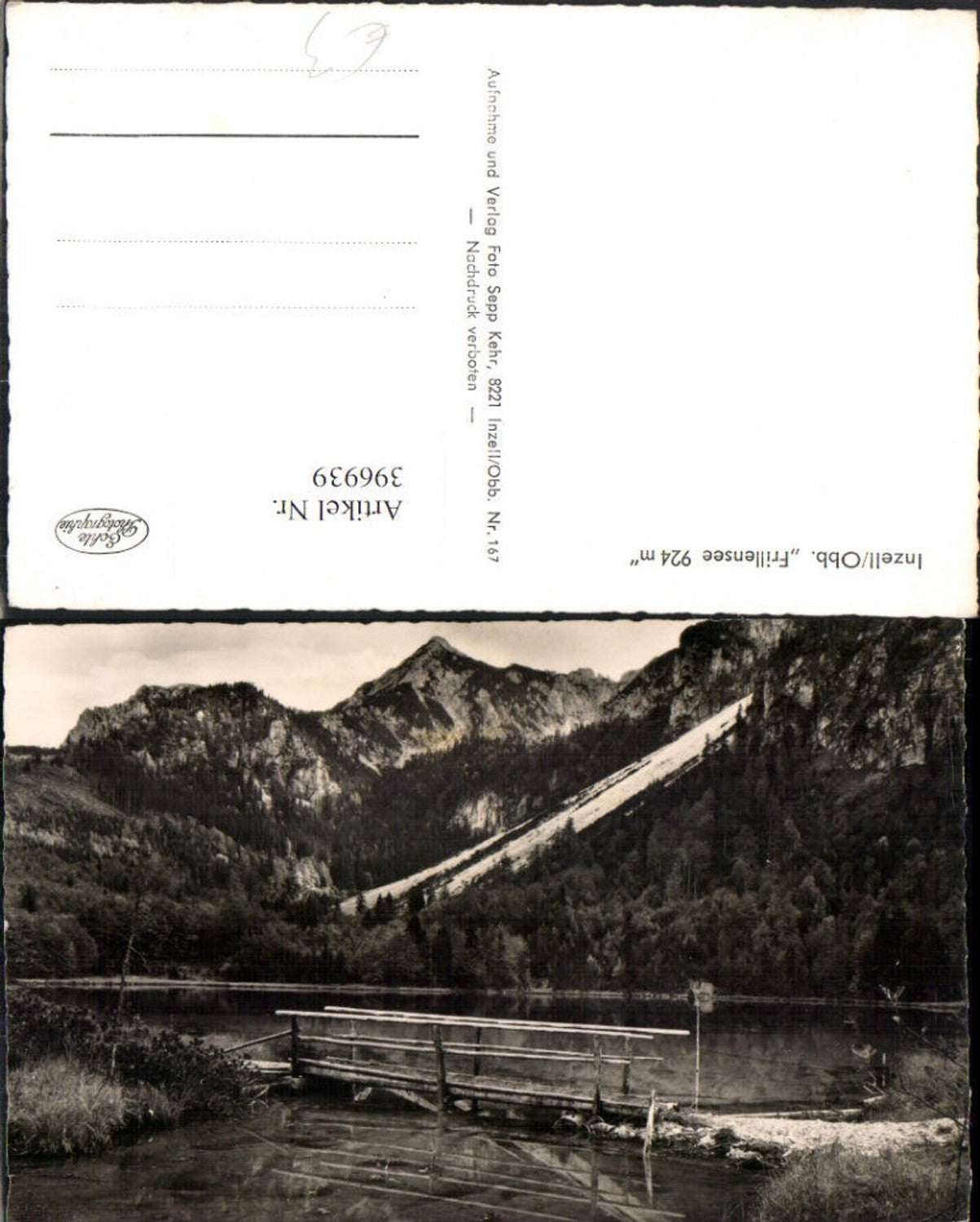 396939,Inzell Frillensee See Bergkulisse