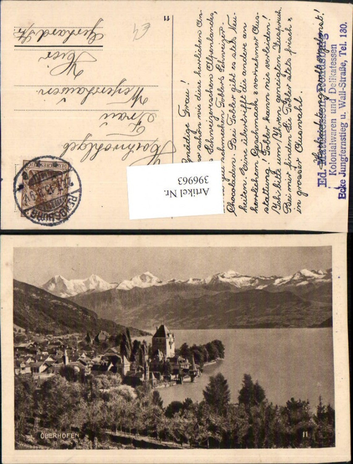 Alte Ansichtskarte – Old Postcard