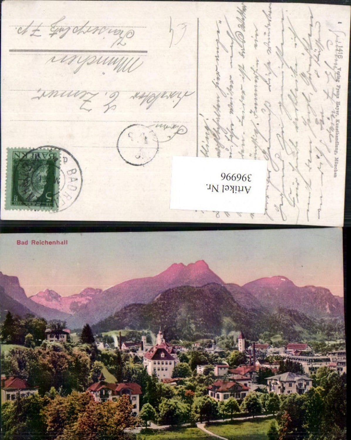 396996,Bad Reichenhall Teilansicht Bergkulisse