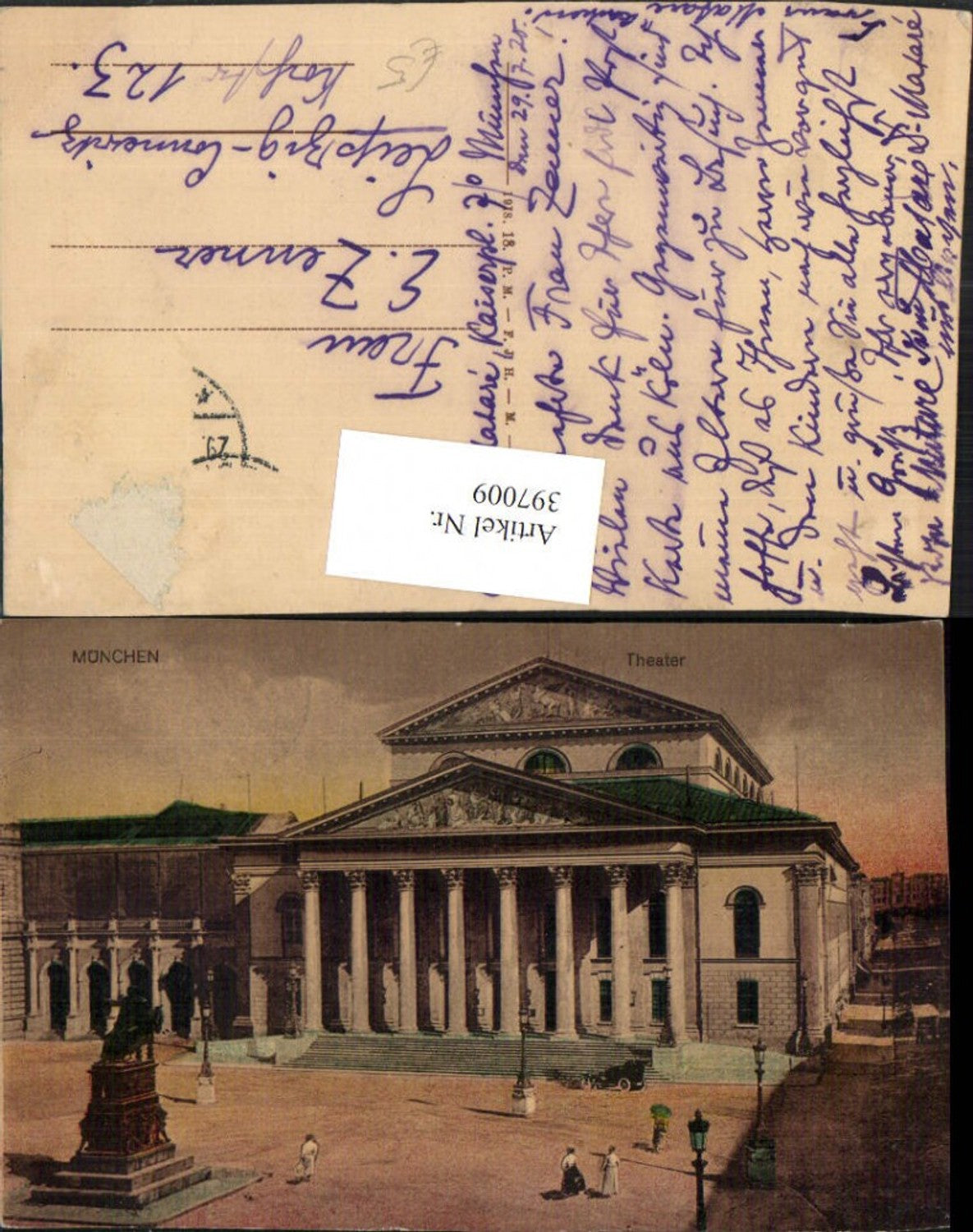 397009,München Theater Gebäude Denkmal