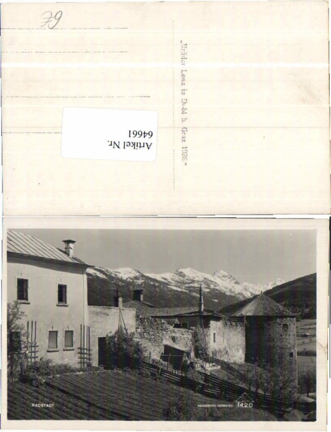 Alte Ansichtskarte – Old Postcard