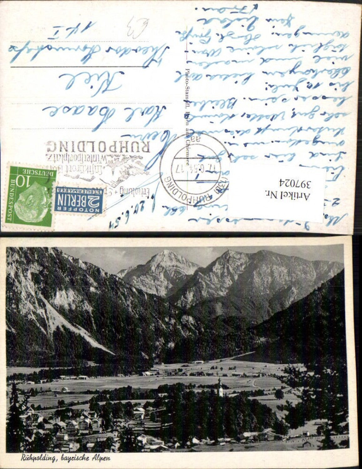 397024,Ruhpolding Totale Bergkulisse