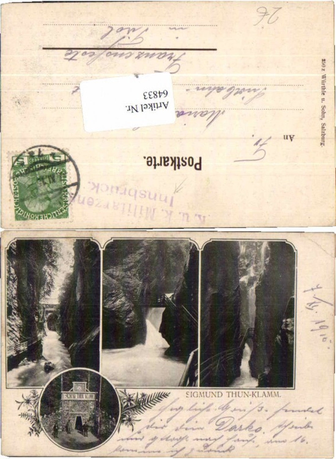 Alte Ansichtskarte – Old Postcard