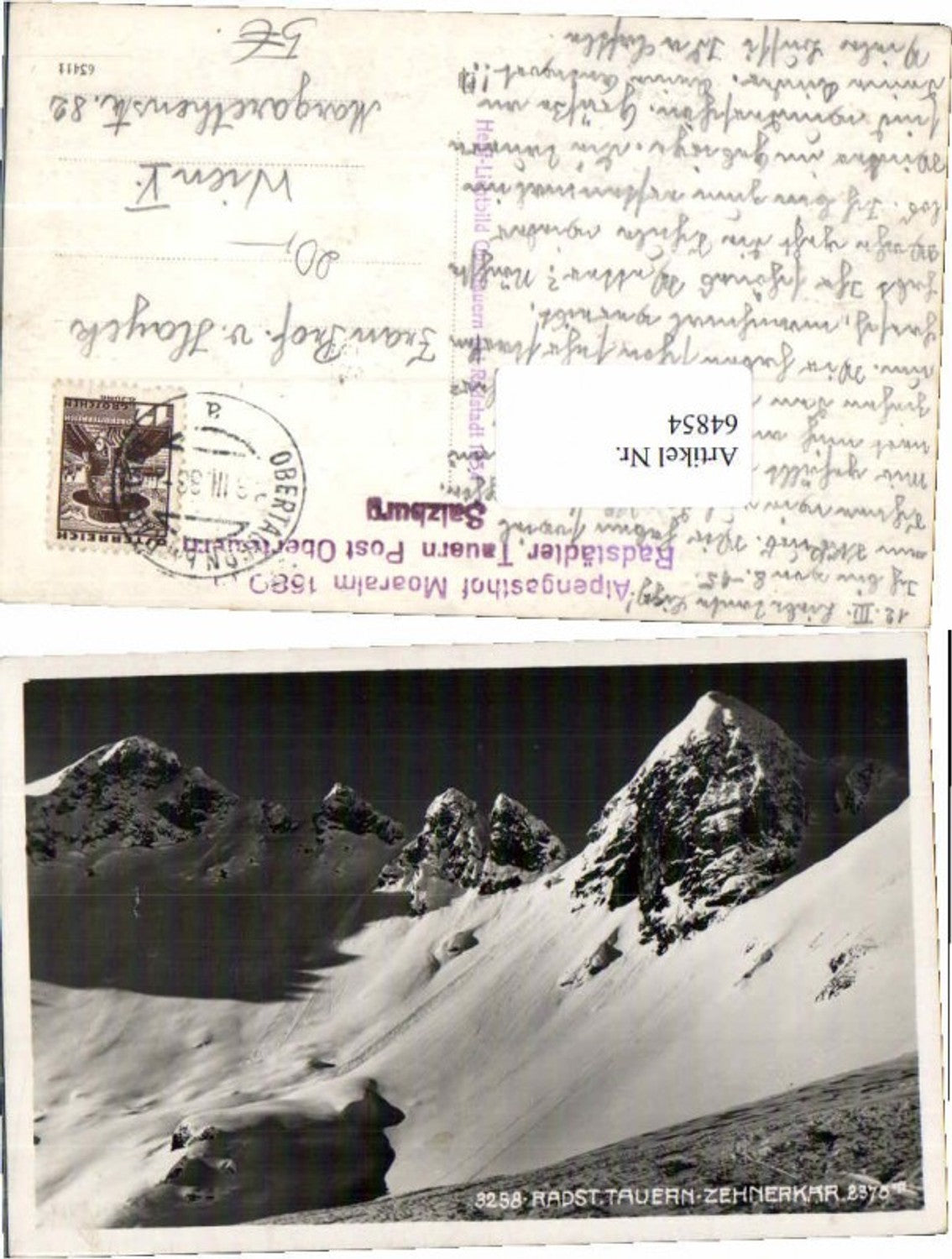 Alte Ansichtskarte – Old Postcard