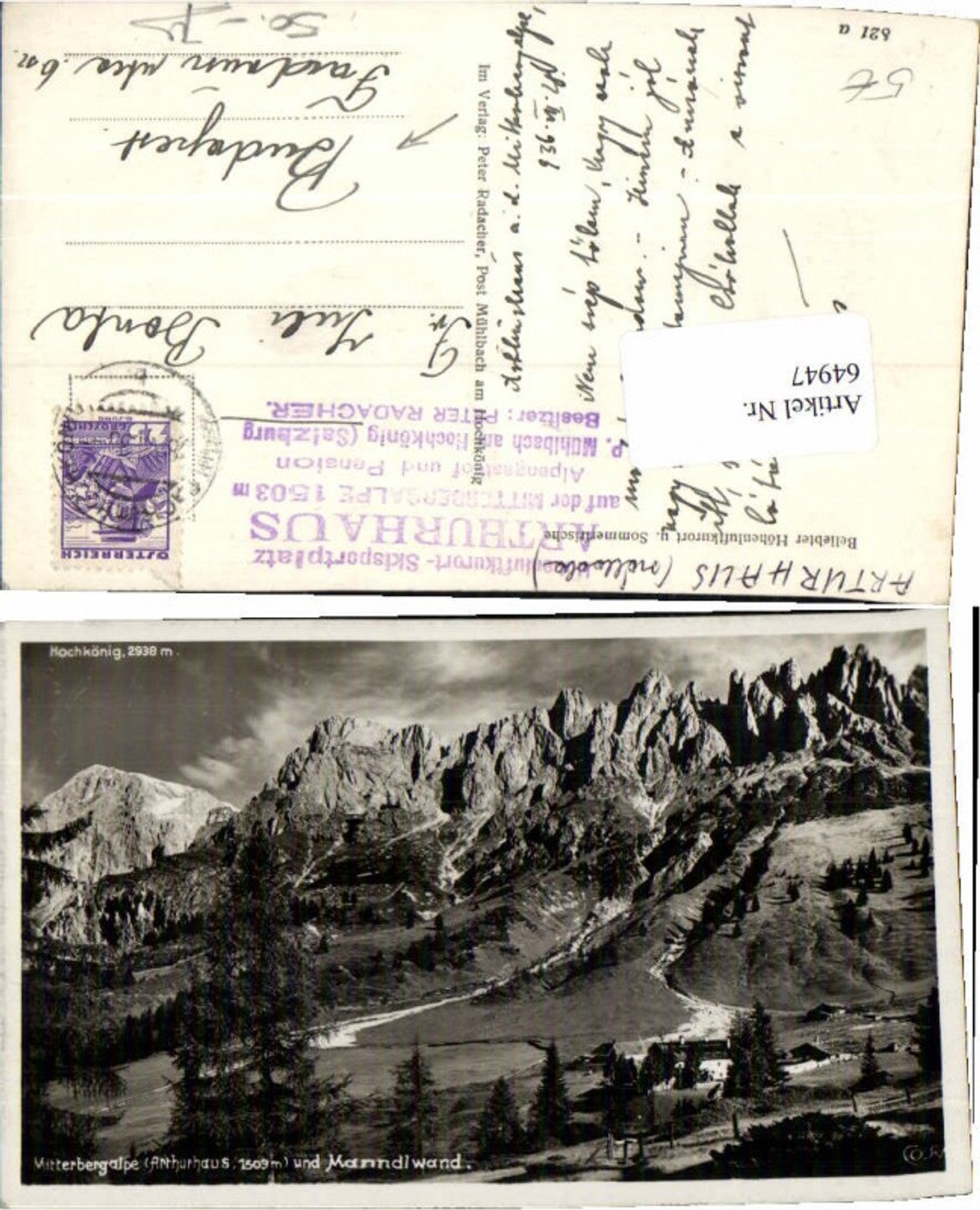 Alte Ansichtskarte – Old Postcard