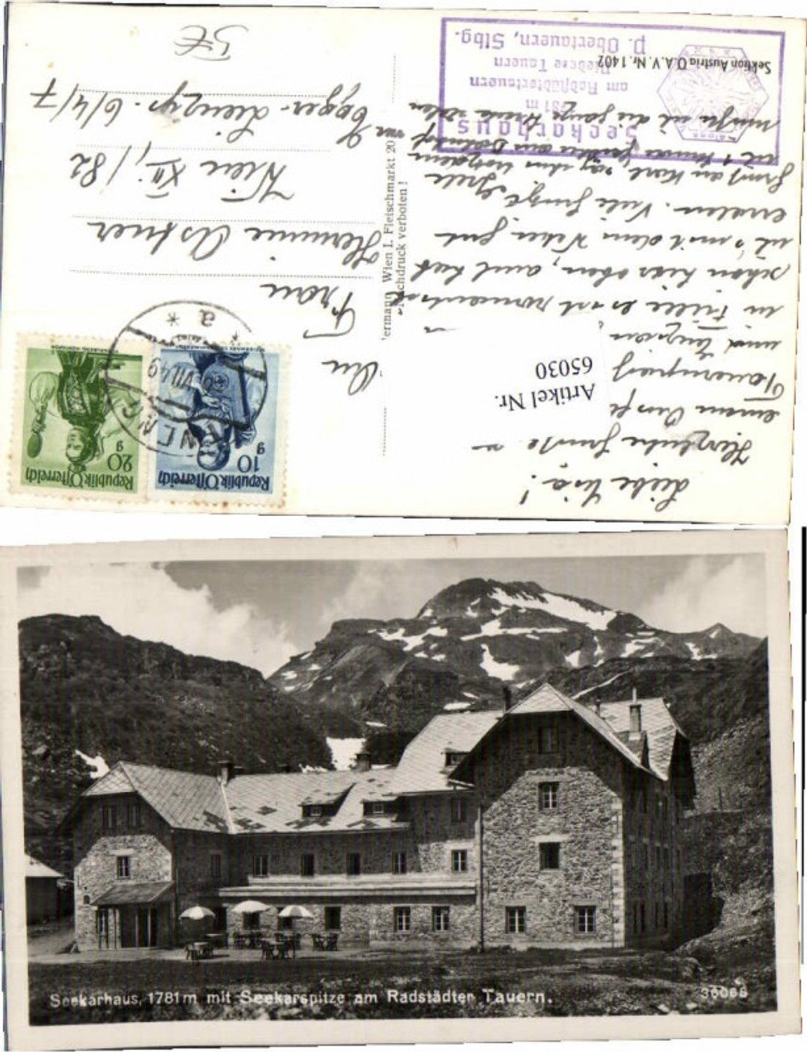 Alte Ansichtskarte – Old Postcard