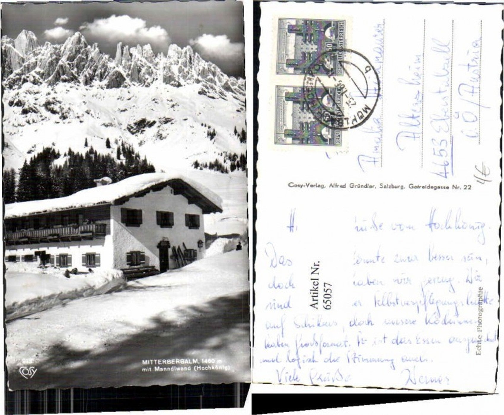 Alte Ansichtskarte – Old Postcard