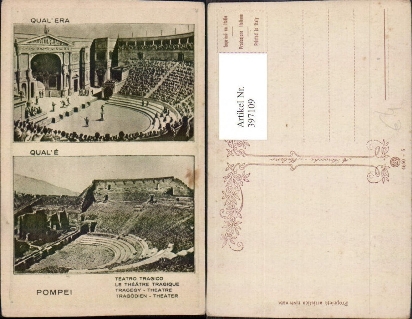 Alte Ansichtskarte – Old Postcard