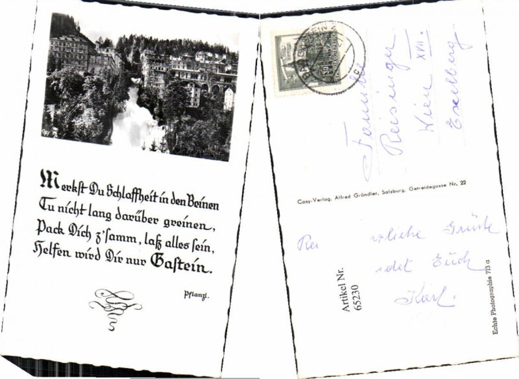 Alte Ansichtskarte – Old Postcard