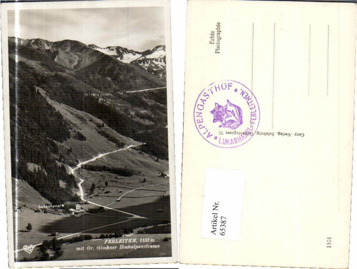 65387,Ferleiten m. Gr. Glockner Gasthaus Lukashansl