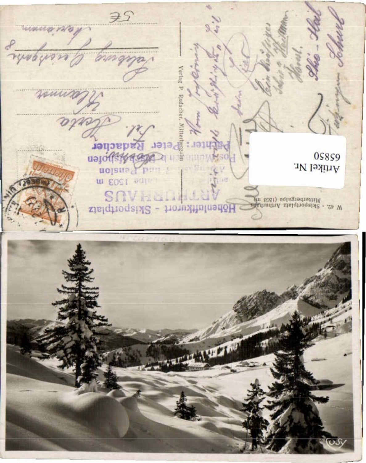 Alte Ansichtskarte – Old Postcard