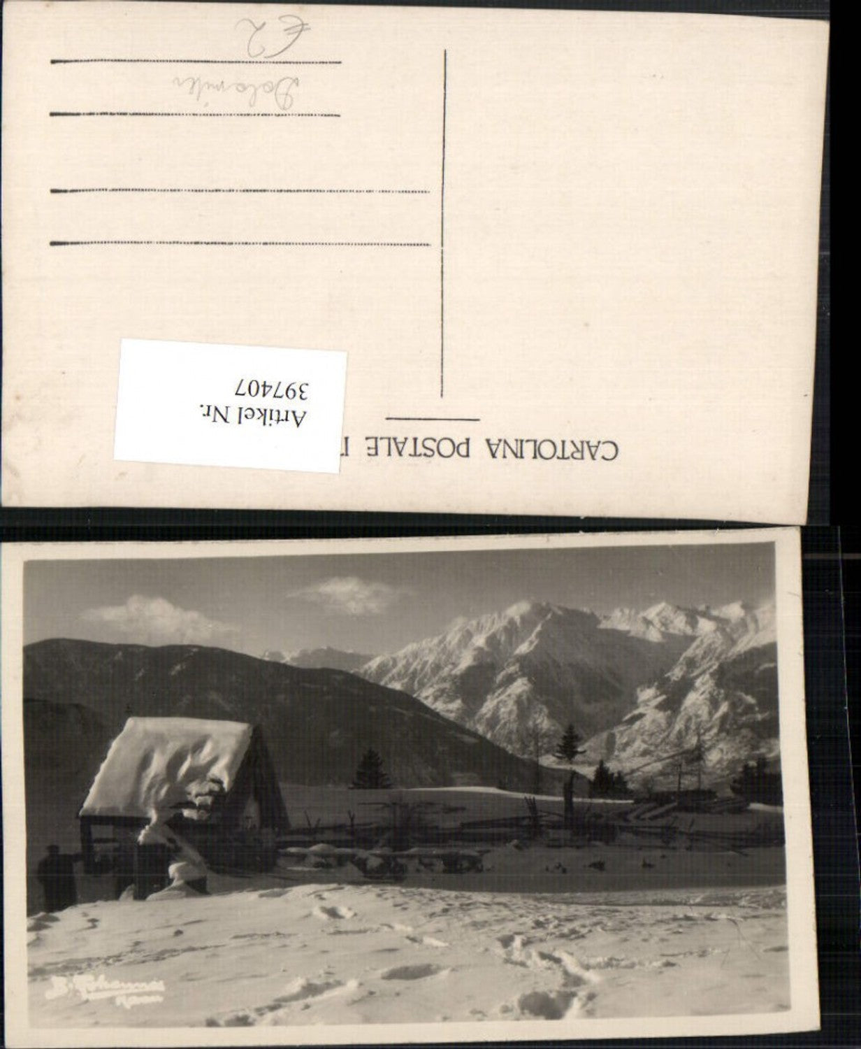 Alte Ansichtskarte – Old Postcard