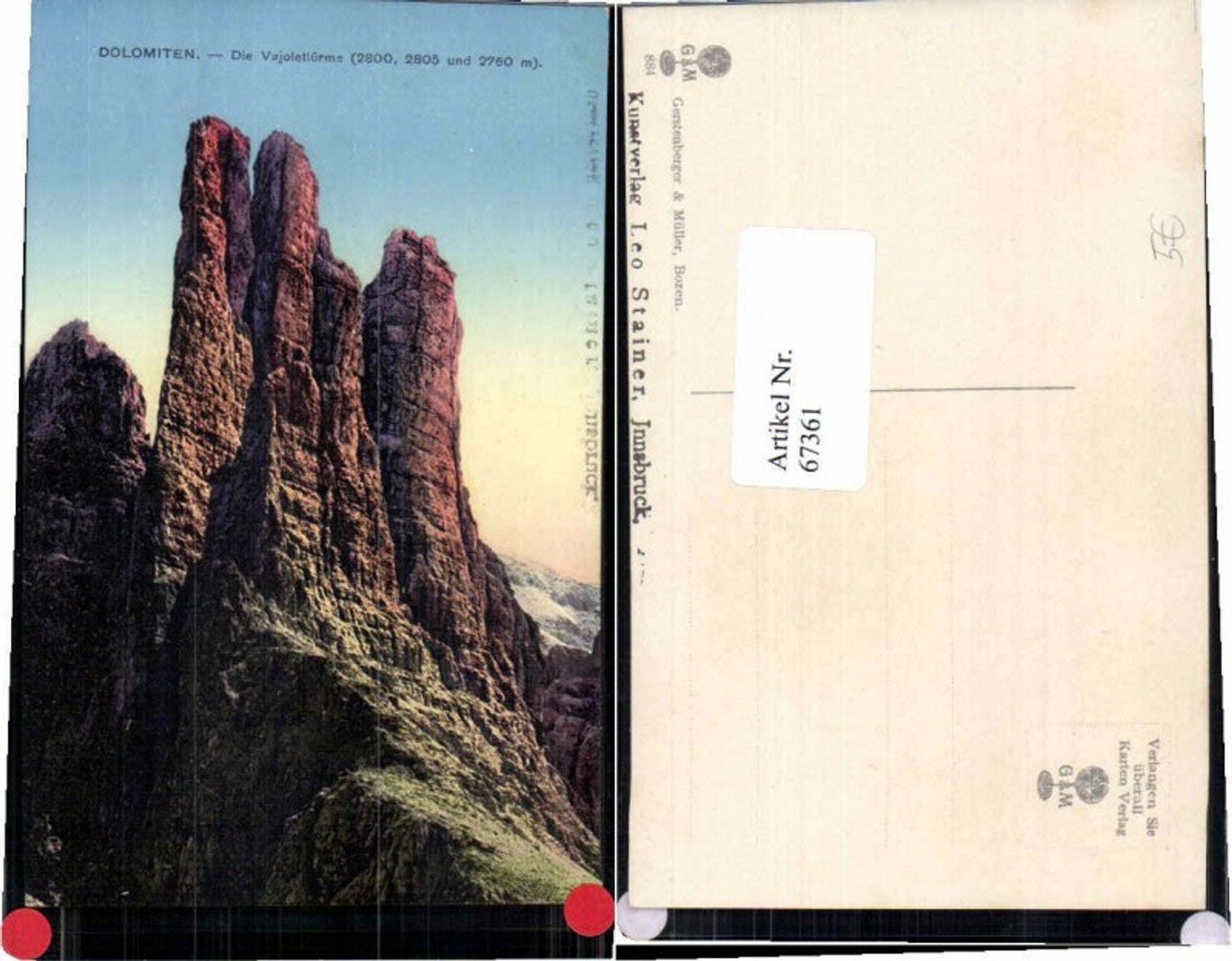 Alte Ansichtskarte – Old Postcard