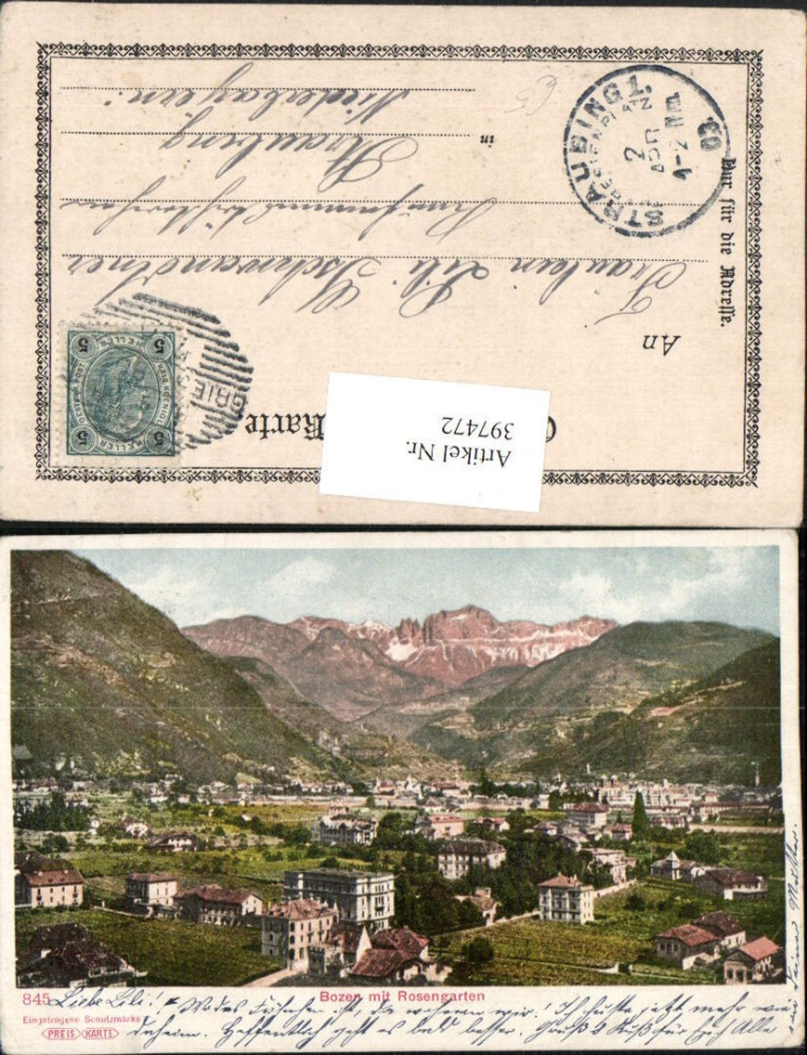 Alte Ansichtskarte – Old Postcard