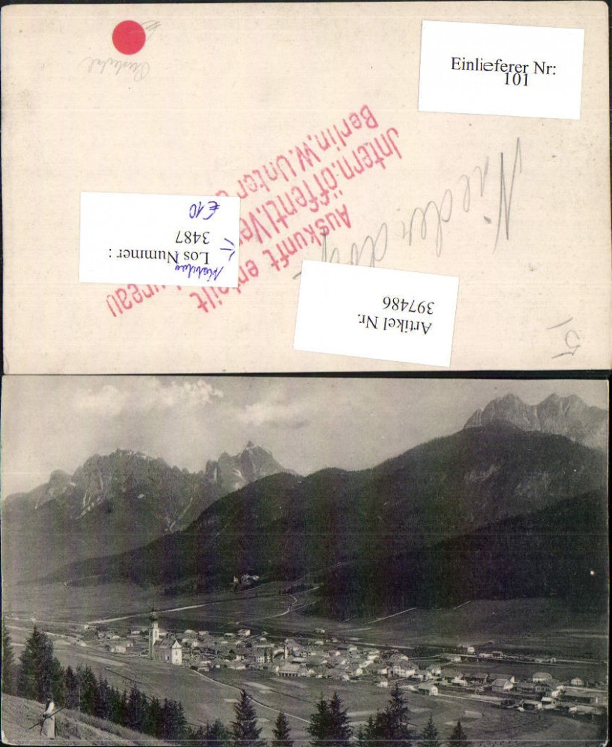 Alte Ansichtskarte – Old Postcard