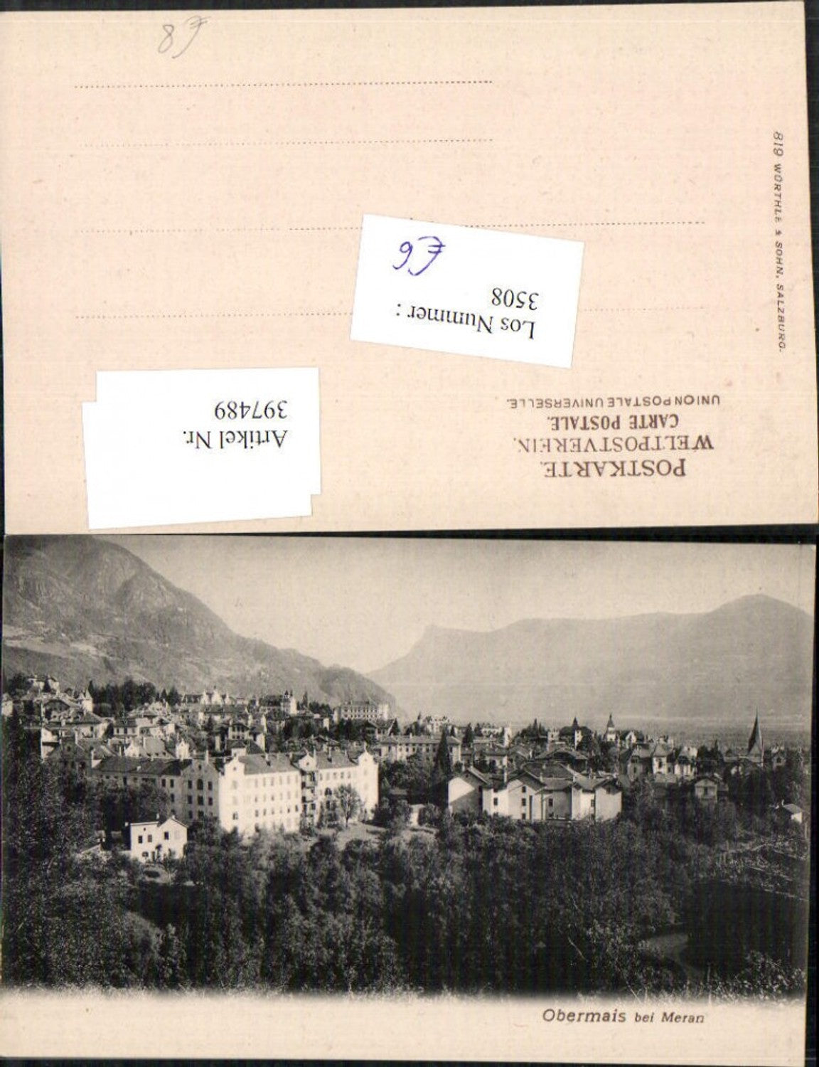 Alte Ansichtskarte – Old Postcard