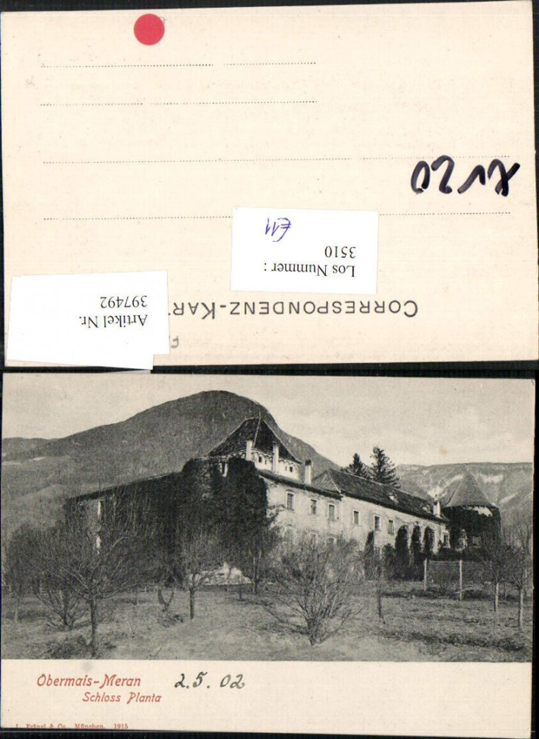 Alte Ansichtskarte – Old Postcard