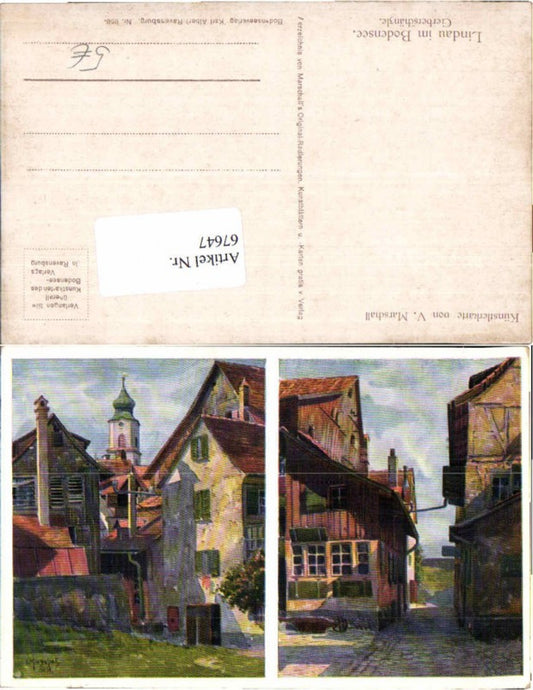 67647,V. Marschall Lindau am Bodensee Gerberschänzle