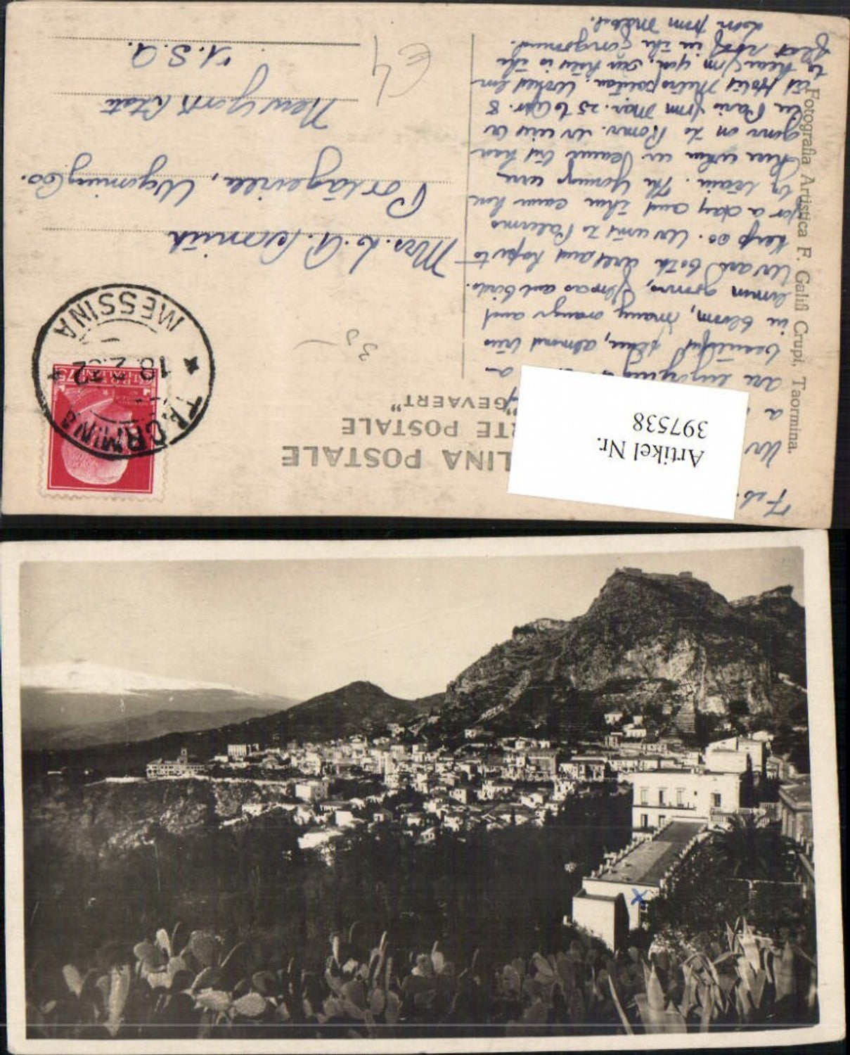 Alte Ansichtskarte – Old Postcard