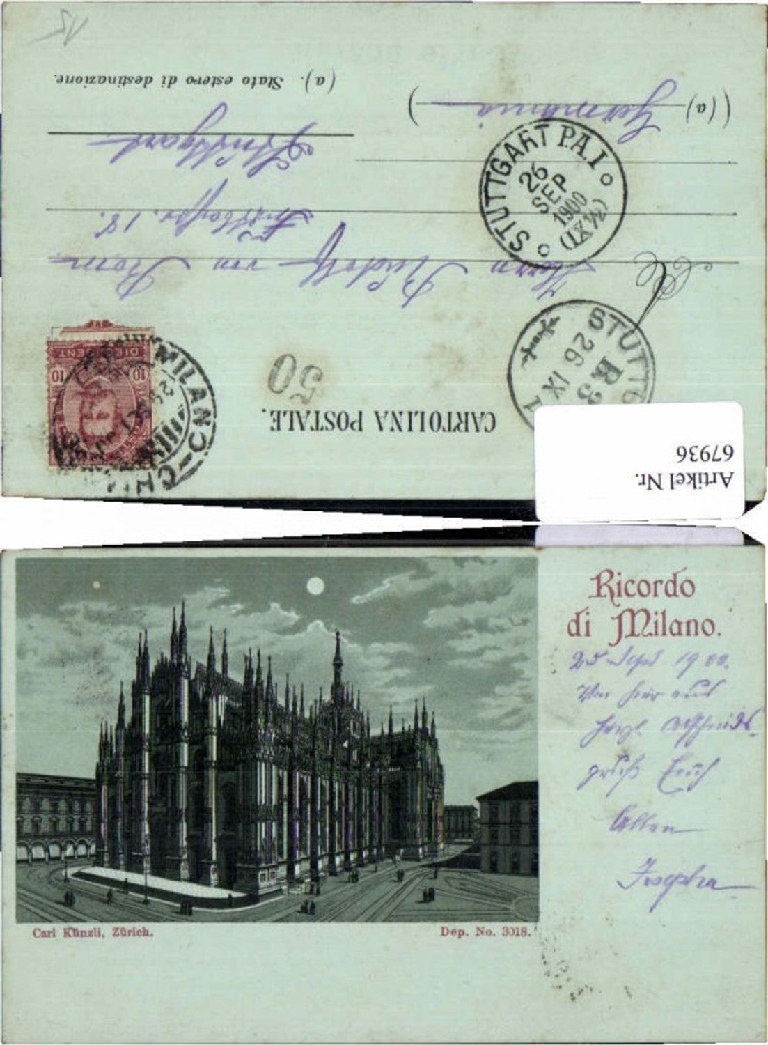 Alte Ansichtskarte – Old Postcard