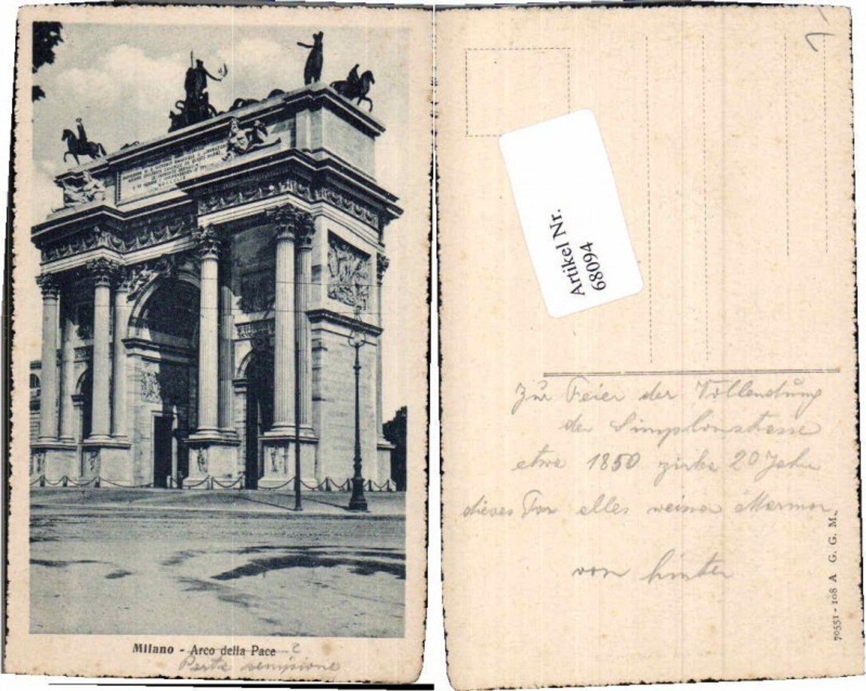 Alte Ansichtskarte – Old Postcard