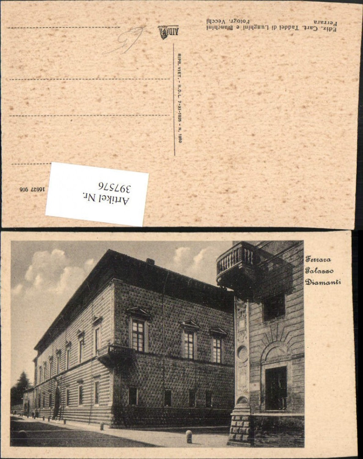 Alte Ansichtskarte – Old Postcard