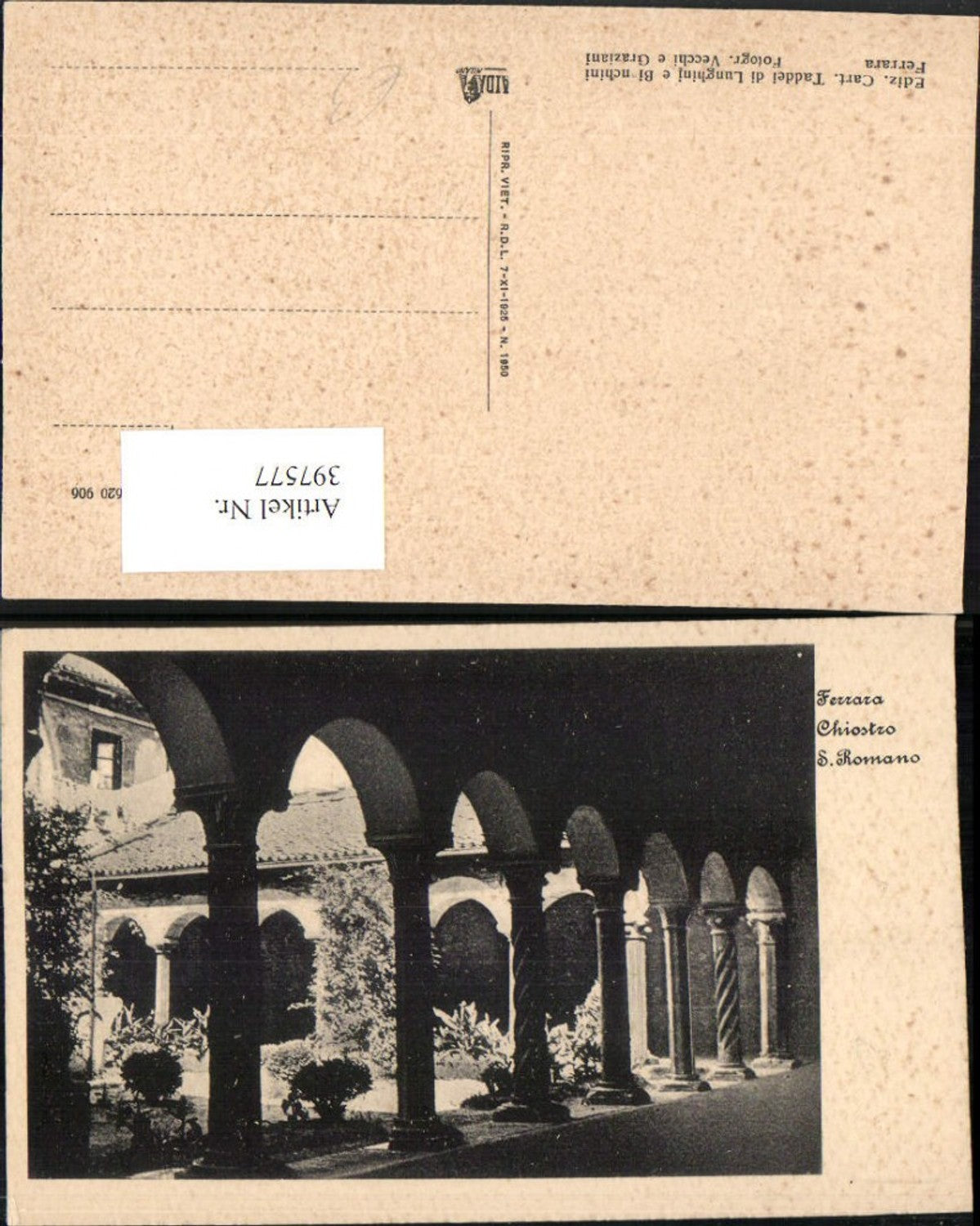 Alte Ansichtskarte – Old Postcard