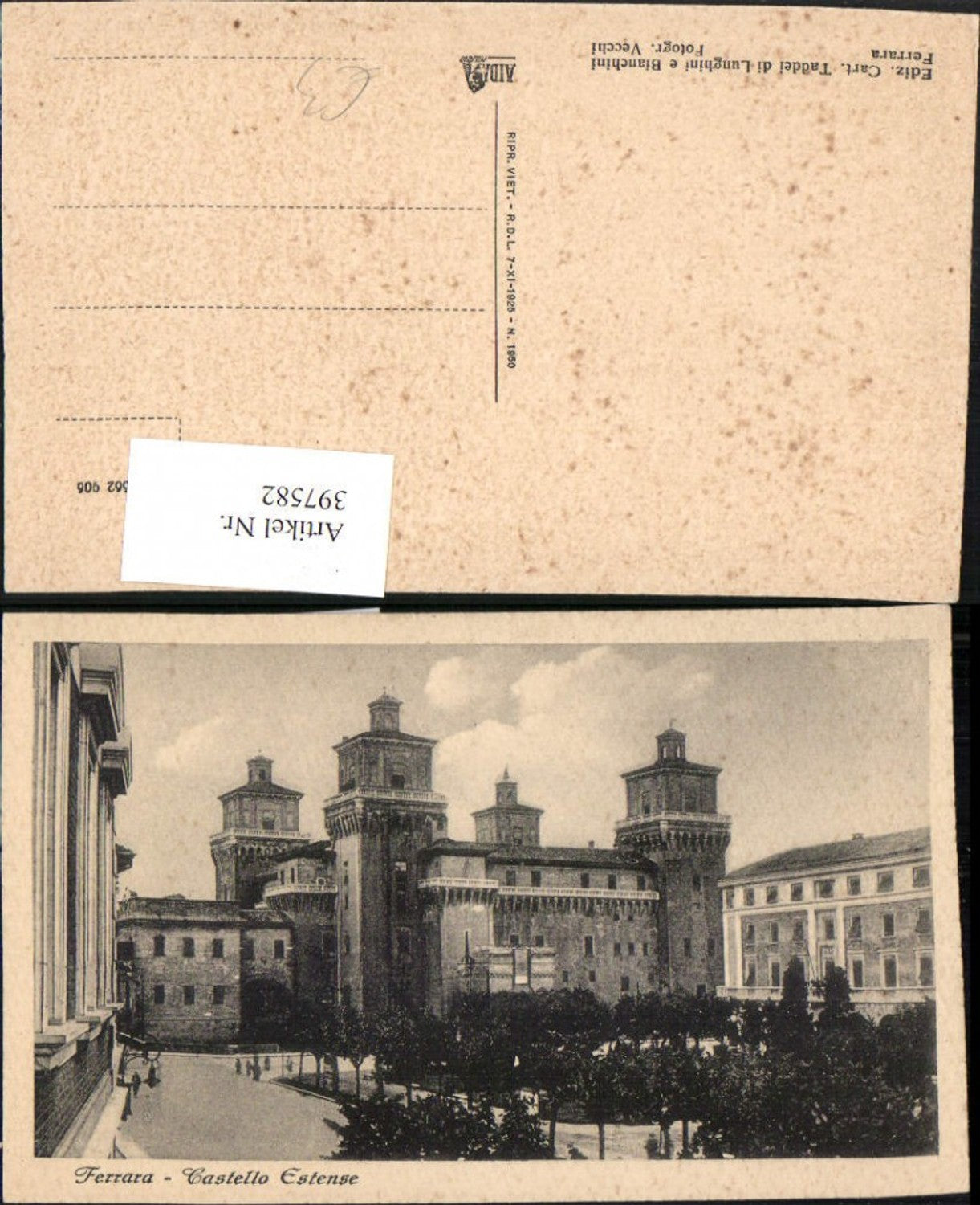 Alte Ansichtskarte – Old Postcard