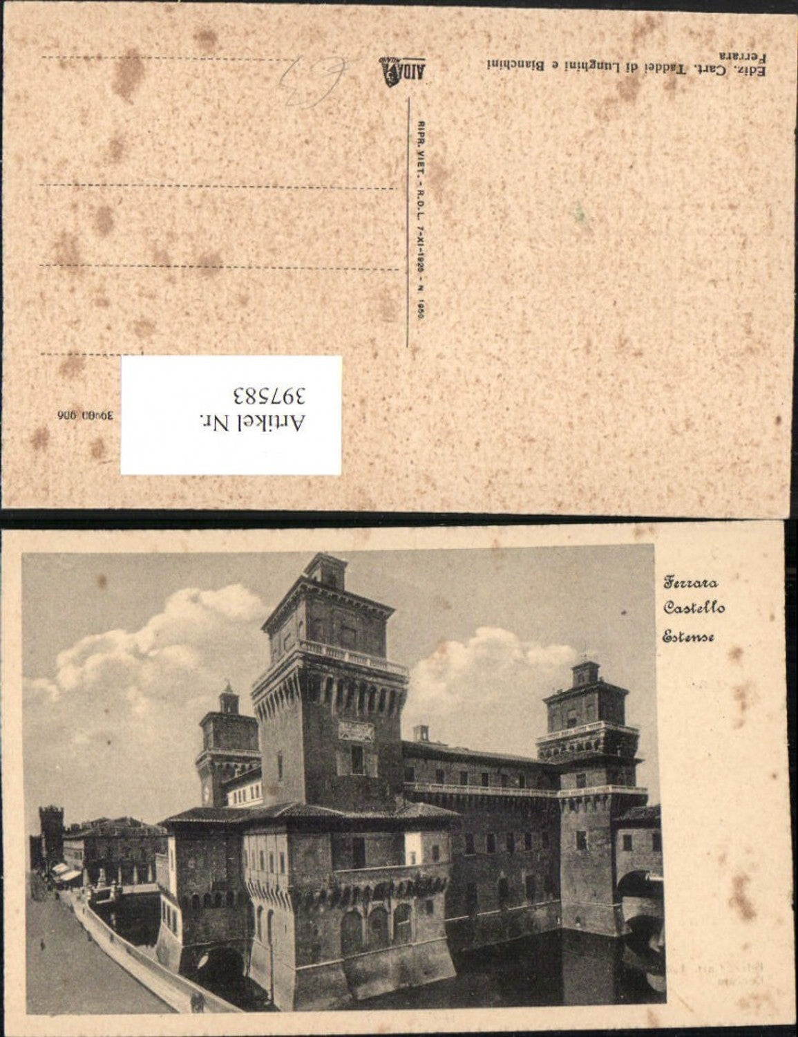 Alte Ansichtskarte – Old Postcard