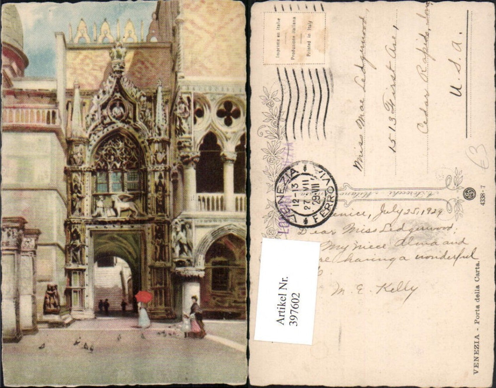 Alte Ansichtskarte – Old Postcard