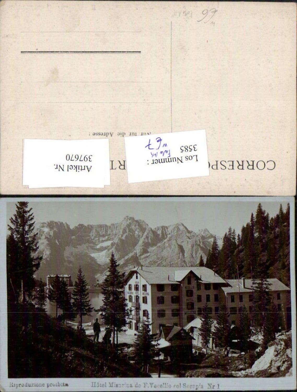 Alte Ansichtskarte – Old Postcard