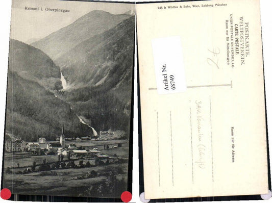 68749,Krimml m. Wasserfälle Oberpinzgau