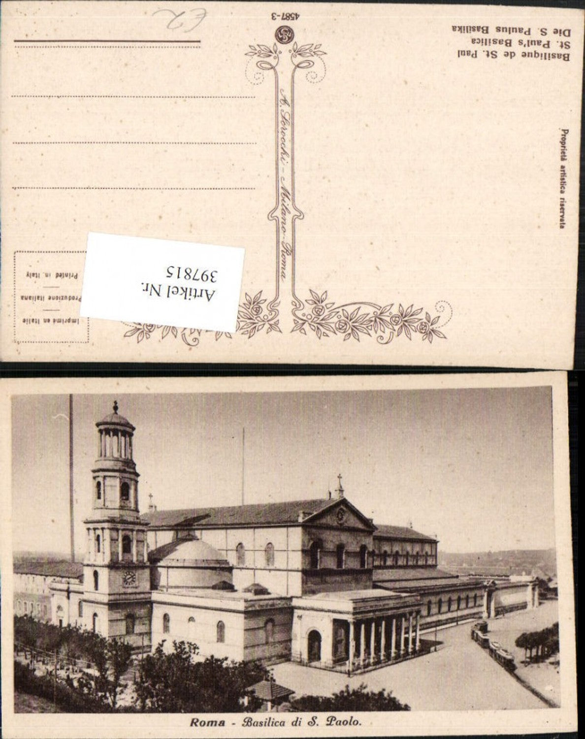 Alte Ansichtskarte – Old Postcard