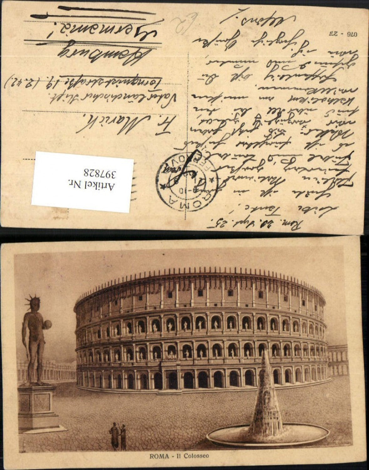 Alte Ansichtskarte – Old Postcard