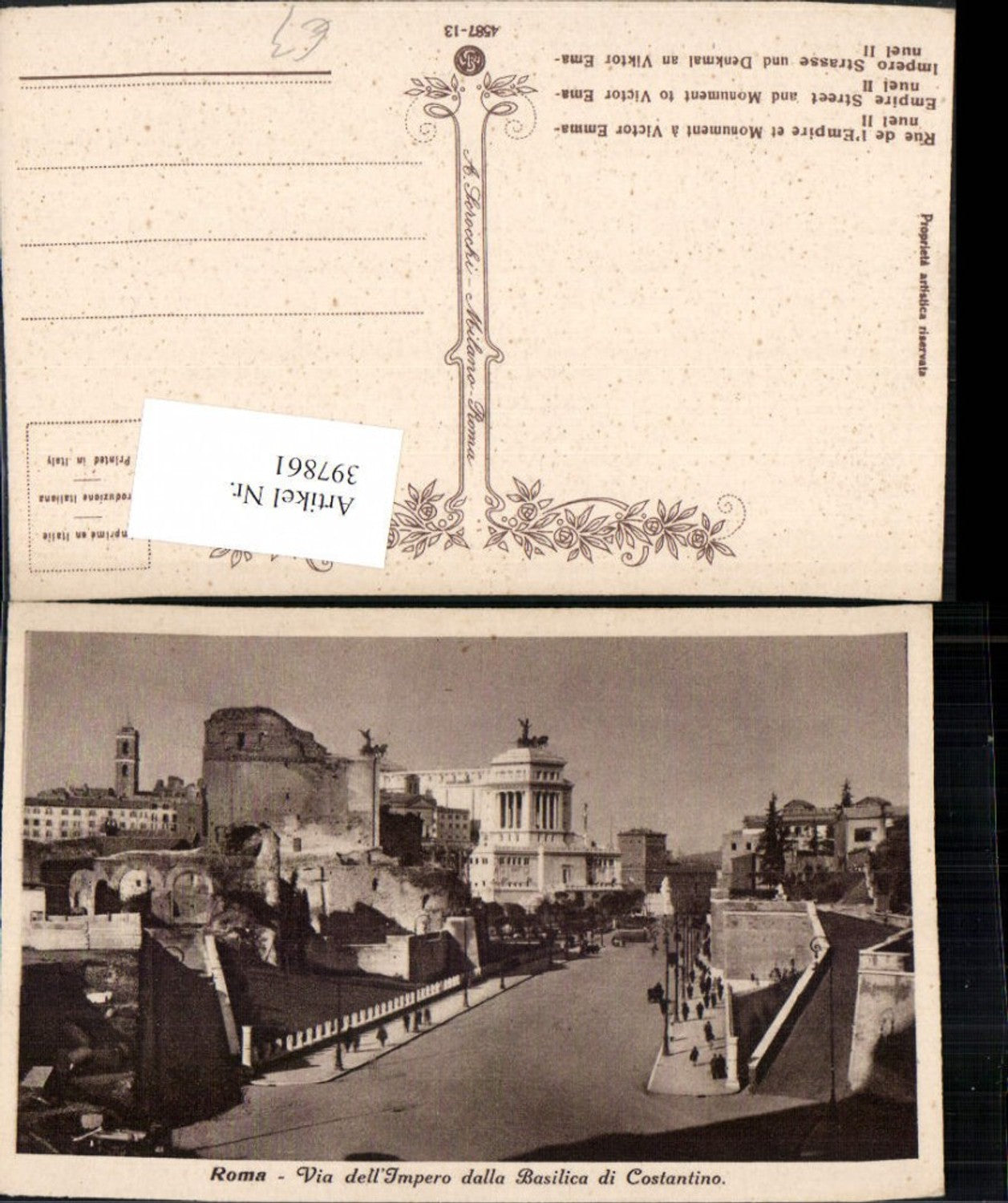 Alte Ansichtskarte – Old Postcard