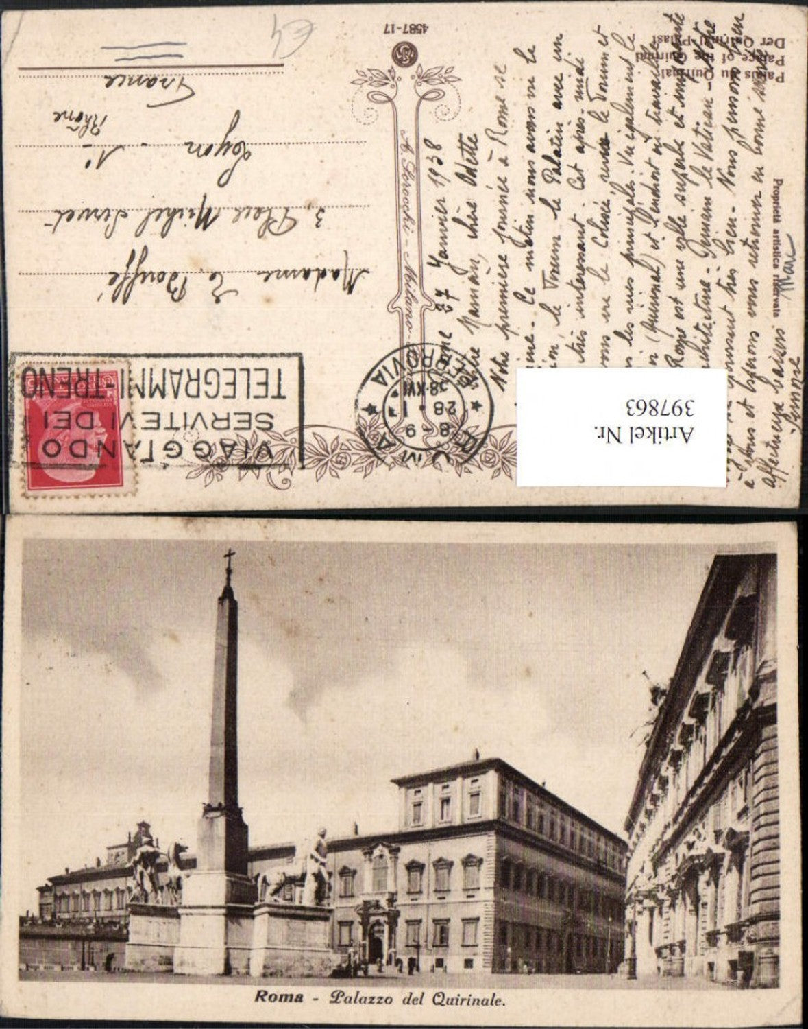 Alte Ansichtskarte – Old Postcard