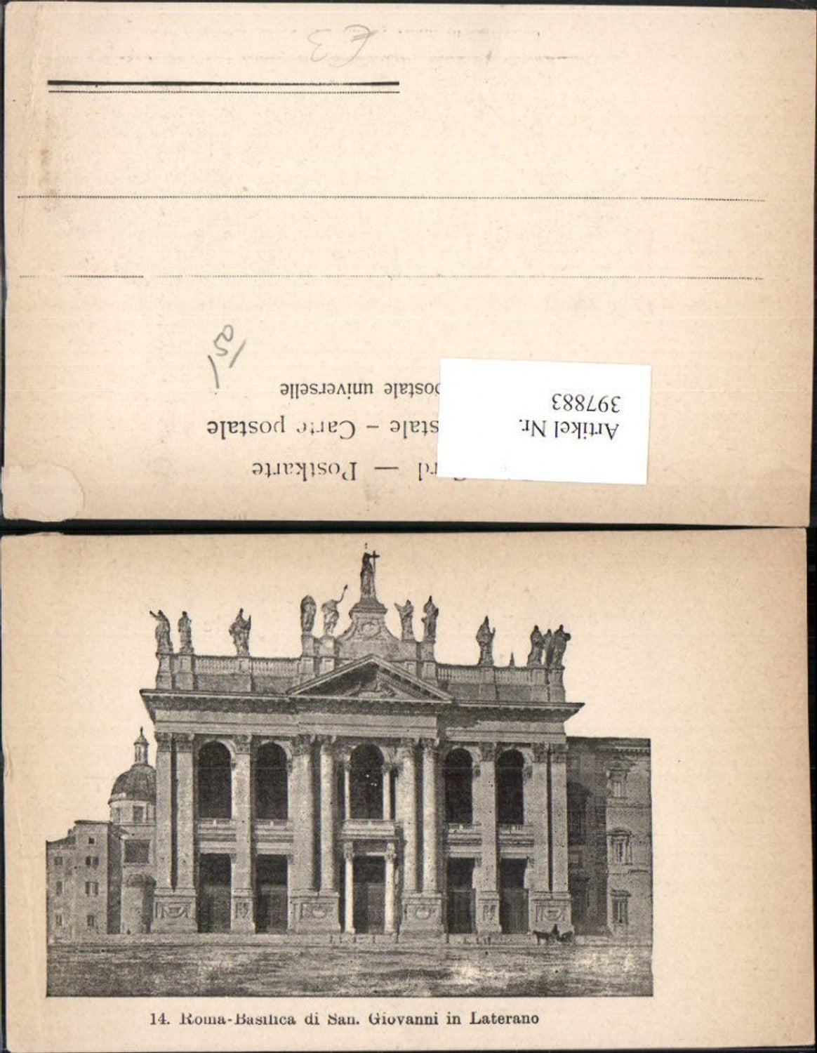 Alte Ansichtskarte – Old Postcard