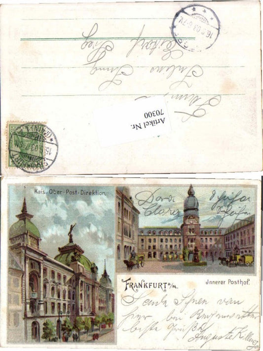 70300,Super Litho Frankfurt am Main Posthof Direktion