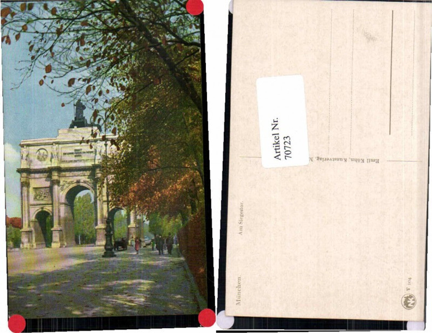 70723,München Siegestor Leute pub Köhn 104