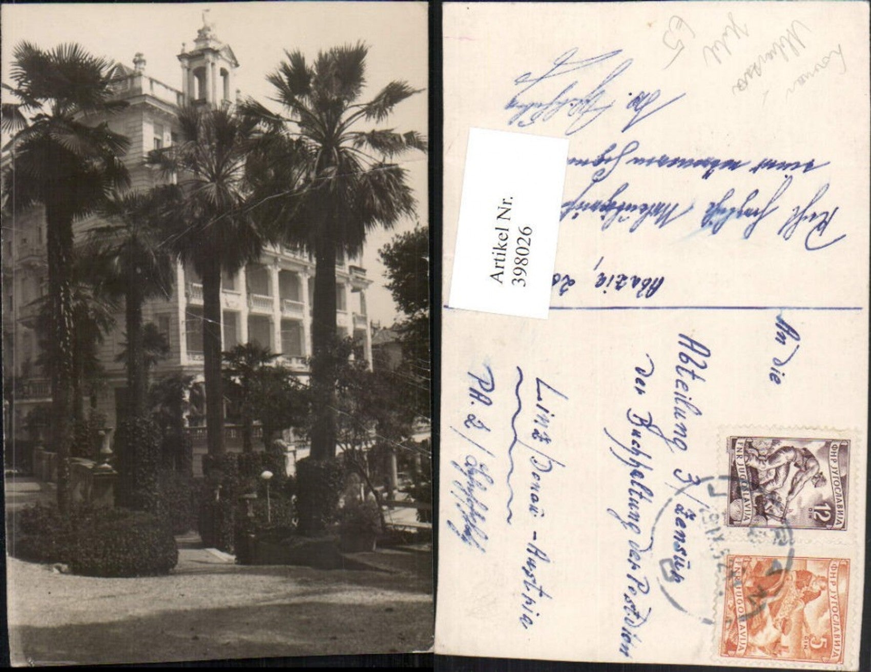 Alte Ansichtskarte – Old Postcard