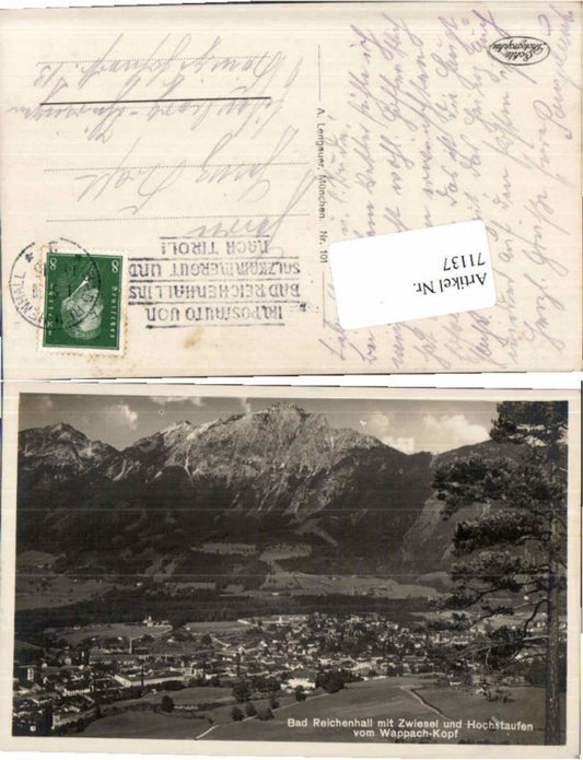 71137,Bad Reichenhall m. Zwiesel 1925