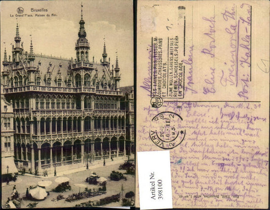398100,Belgium Bruxelles Brüssel La Grand Place Maison du Roi Gebäude