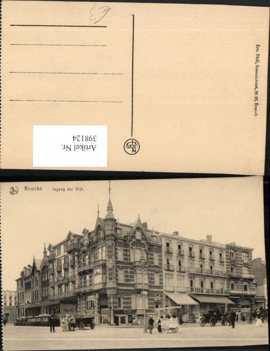 398124,Belgium Knocke Knokke-Heist Ingang der Dijk Hotel Gebäude