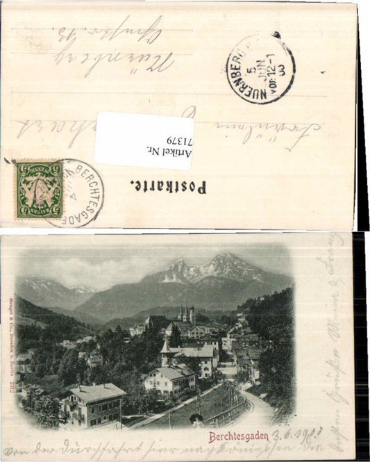 71379,Berchtesgaden 1900 Totale pub Stengel Co