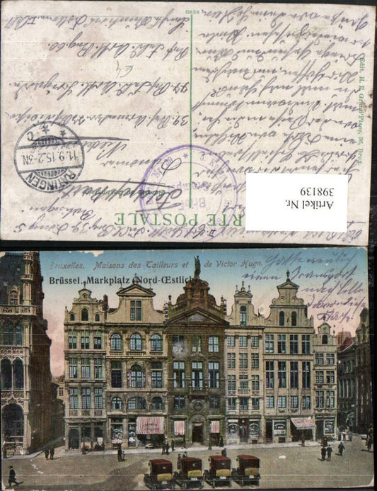 398139,Belgium Bruxelles Brüssel Maisons des Tailleurs et de Victor Hugo Geschäfte