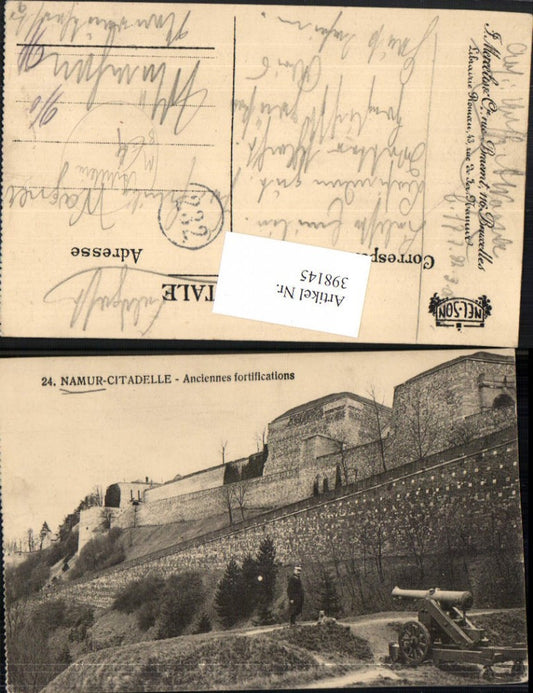 398145,Belgium Namur Citadelle Anciennes fortiffications Festung Kanone Artillerie