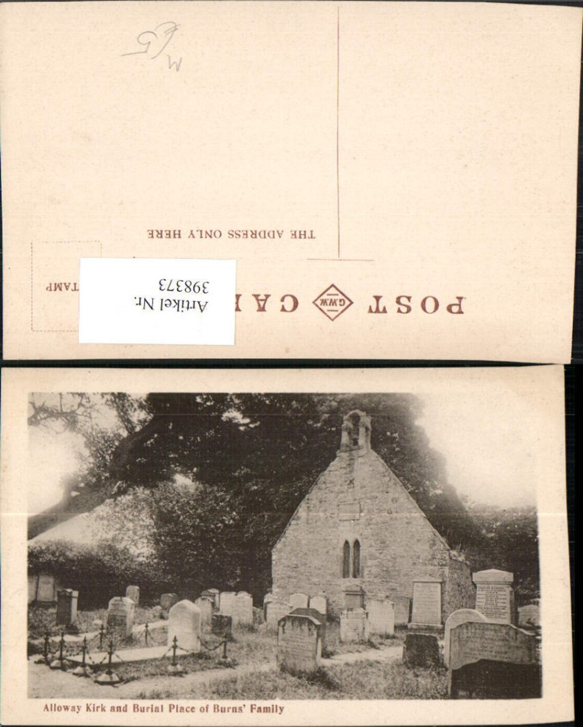 Alte Ansichtskarte – Old Postcard